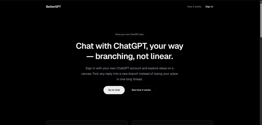 BetterGPT: Chat App